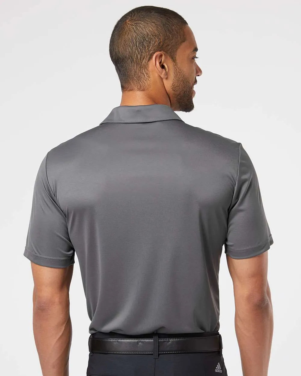 3-Stripes Chest Polo grey five/ black_2