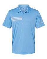 3-Stripes Chest Polo lucky blue/ white_3