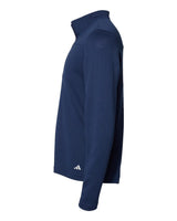 3-Stripes Double Knit Quarter-Zip Pullover team navy blue/ grey two_4