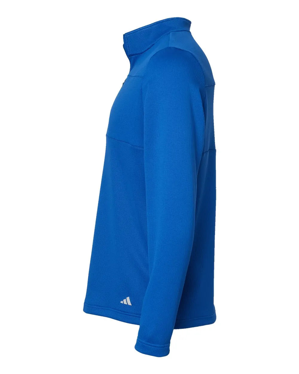 3-Stripes Double Knit Quarter-Zip Pullover team royal/ grey two_4
