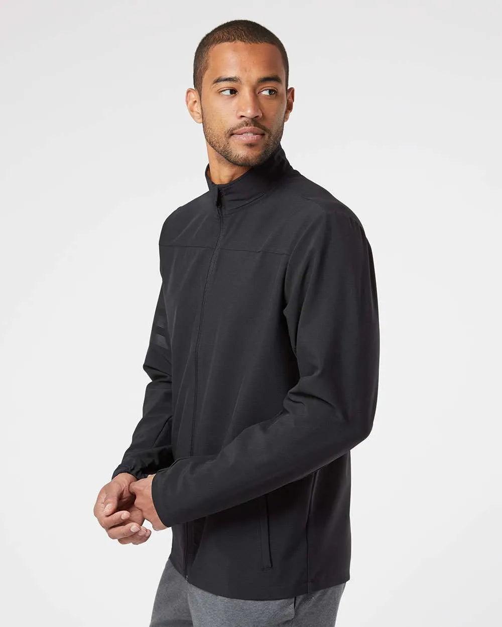 3-Stripes Full-Zip Jacket black/ black_2