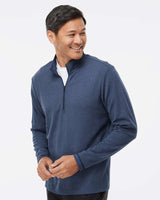 3-Stripes Quarter-Zip Sweater collegiate navy melange_1