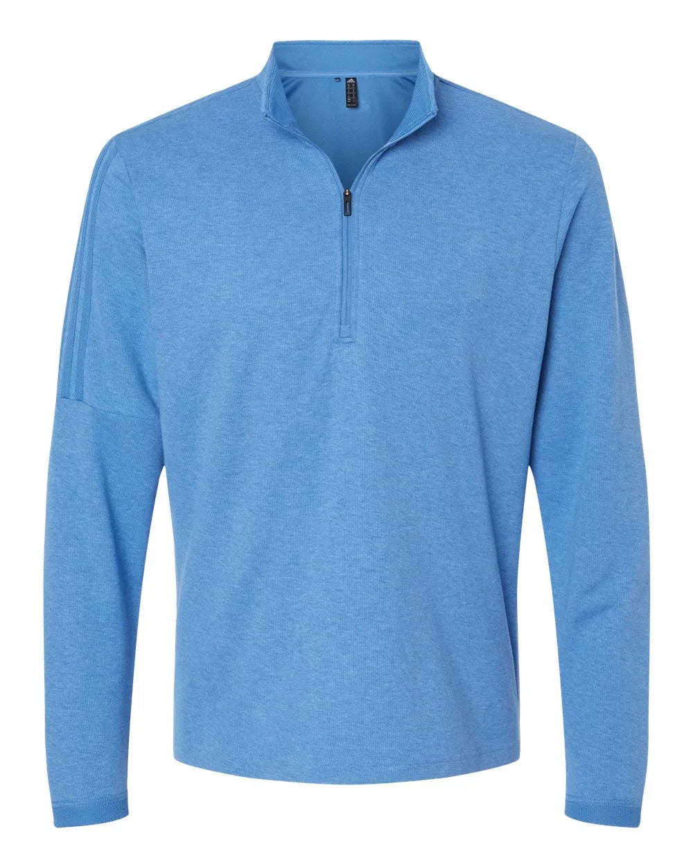 3-Stripes Quarter-Zip Sweater focus blue melange_3