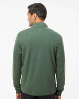 3-Stripes Quarter-Zip Sweater green oxide melange_2