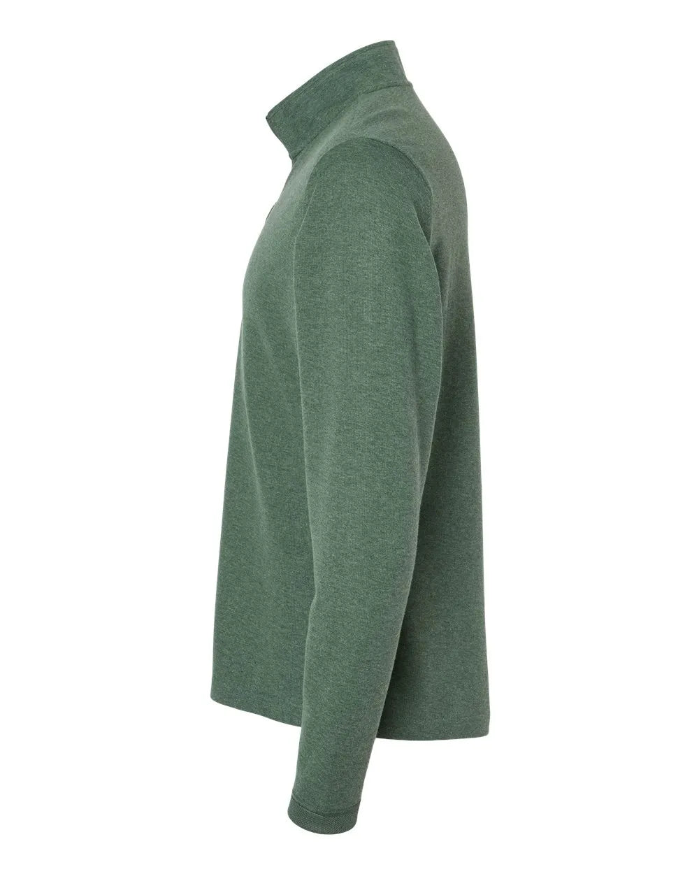 3-Stripes Quarter-Zip Sweater green oxide melange_4