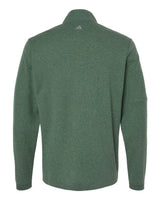 3-Stripes Quarter-Zip Sweater green oxide melange_5