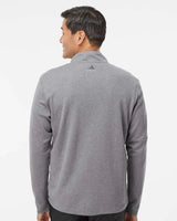 3-Stripes Quarter-Zip Sweater grey three melange_2