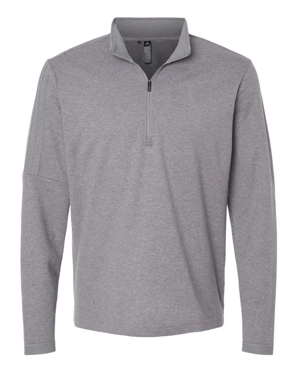 3-Stripes Quarter-Zip Sweater grey three melange_3