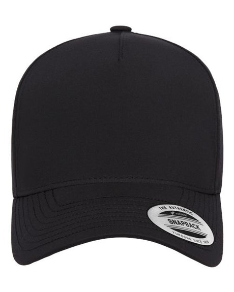 5-Panel Snapback with Perforated Cap Black_1