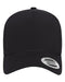 5-Panel Snapback with Perforated Cap Black_1