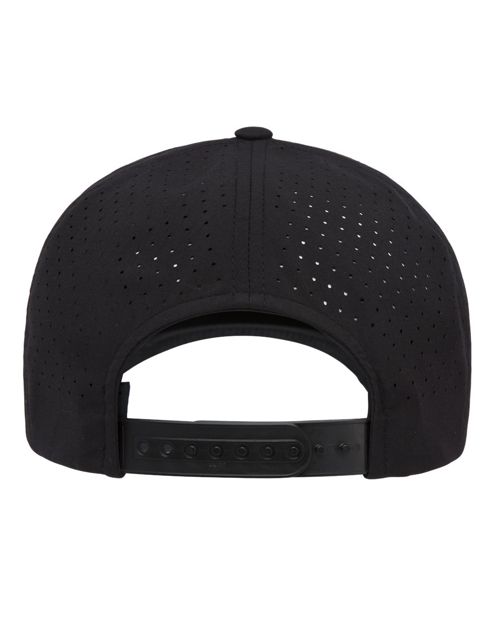 5-Panel Snapback with Perforated Cap Black_3