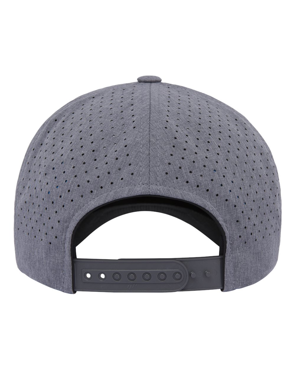 5-Panel Snapback with Perforated Cap Heather Gray_3