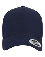 5-Panel Snapback with Perforated Cap Heather Navy_1