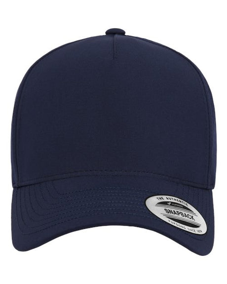 5-Panel Snapback with Perforated Cap Heather Navy_1
