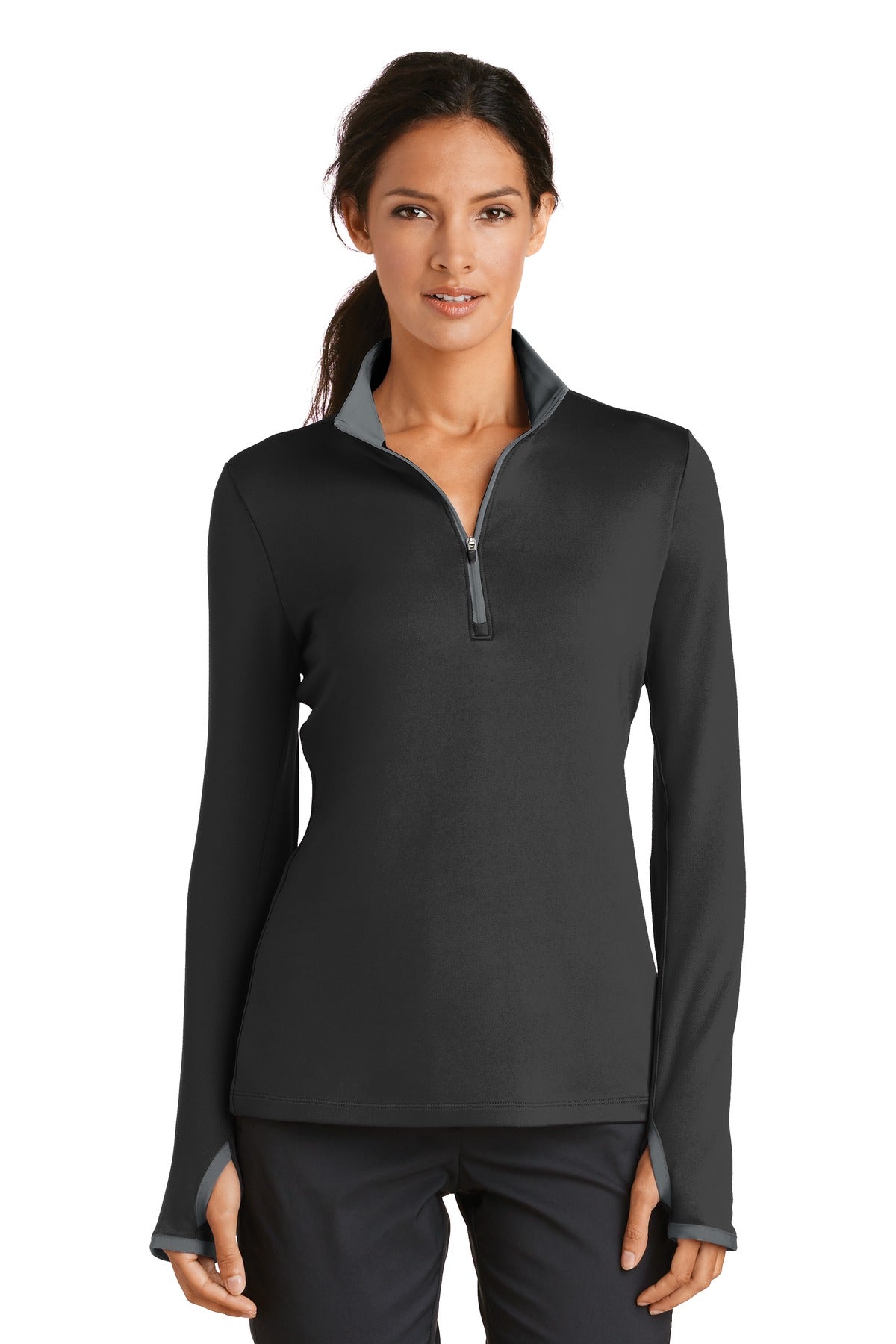 Nike Ladies Dri-FIT Stretch 1/2-Zip Cover-Up. 779796