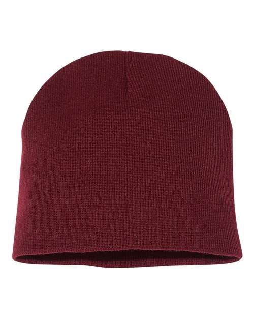 8 1/2" Beanie - maroon