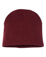 8 1/2" Beanie - maroon