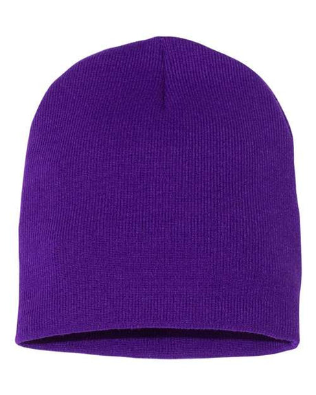 8 1/2" Beanie - purple