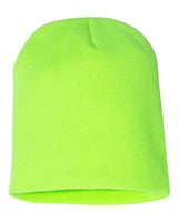 8 1/2" Beanie - safety green