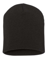 8 1/2" Beanie Black