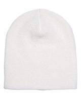 8 1/2" Beanie Safety White