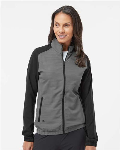 Women's Heather Block Full-Zip Windshirt