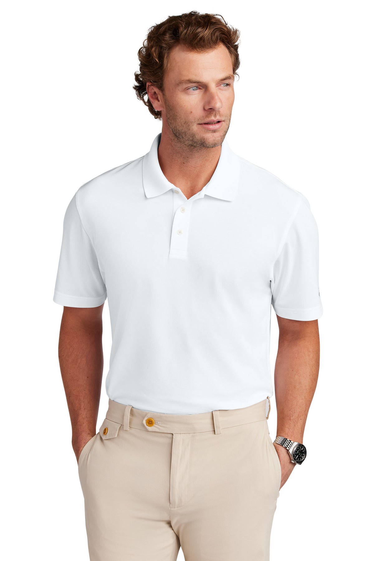 Brooks Brothers® Mesh Pique Performance Polo BB18220