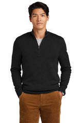 Brooks Brothers® Washable Merino Birdseye 1/4-Zip Sweater BB18412