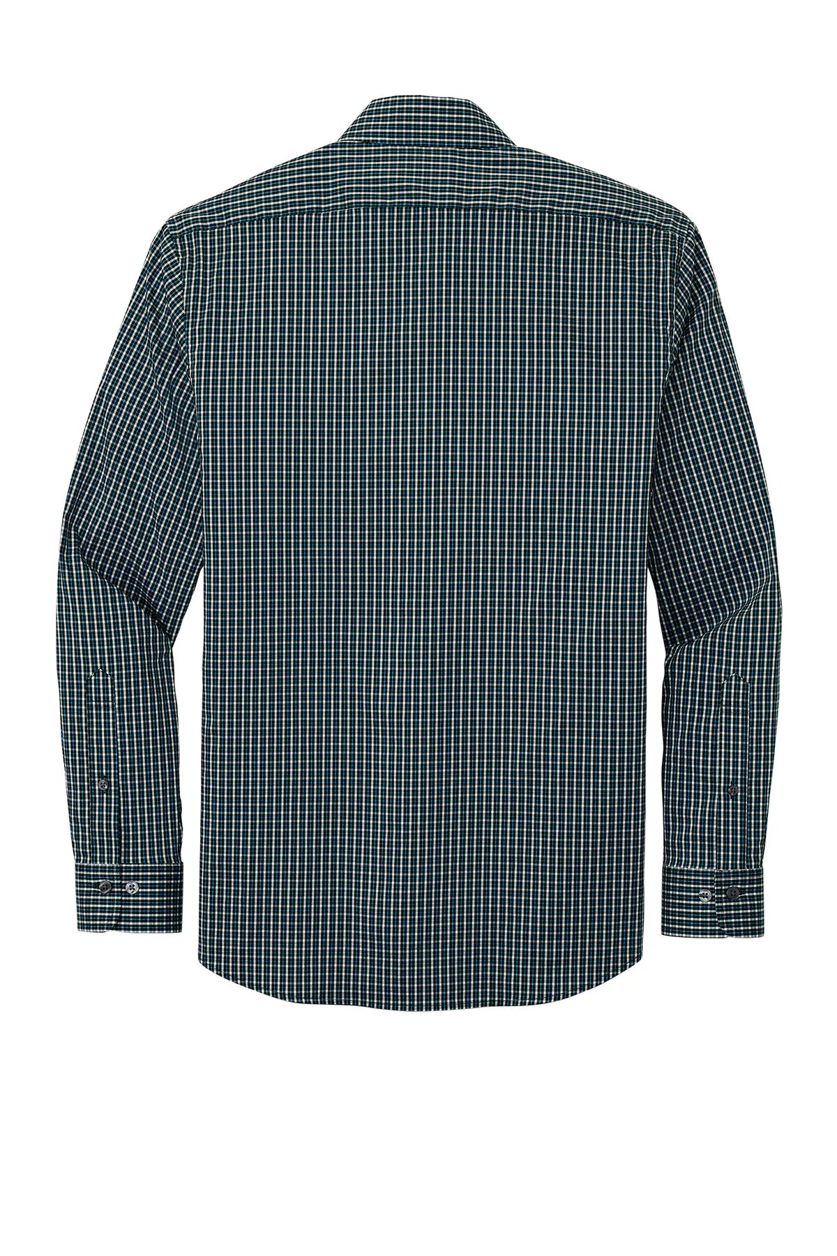 BrooksBrothers_TechStretchPatternedShirtBB18006-darkpinemulticheck_3