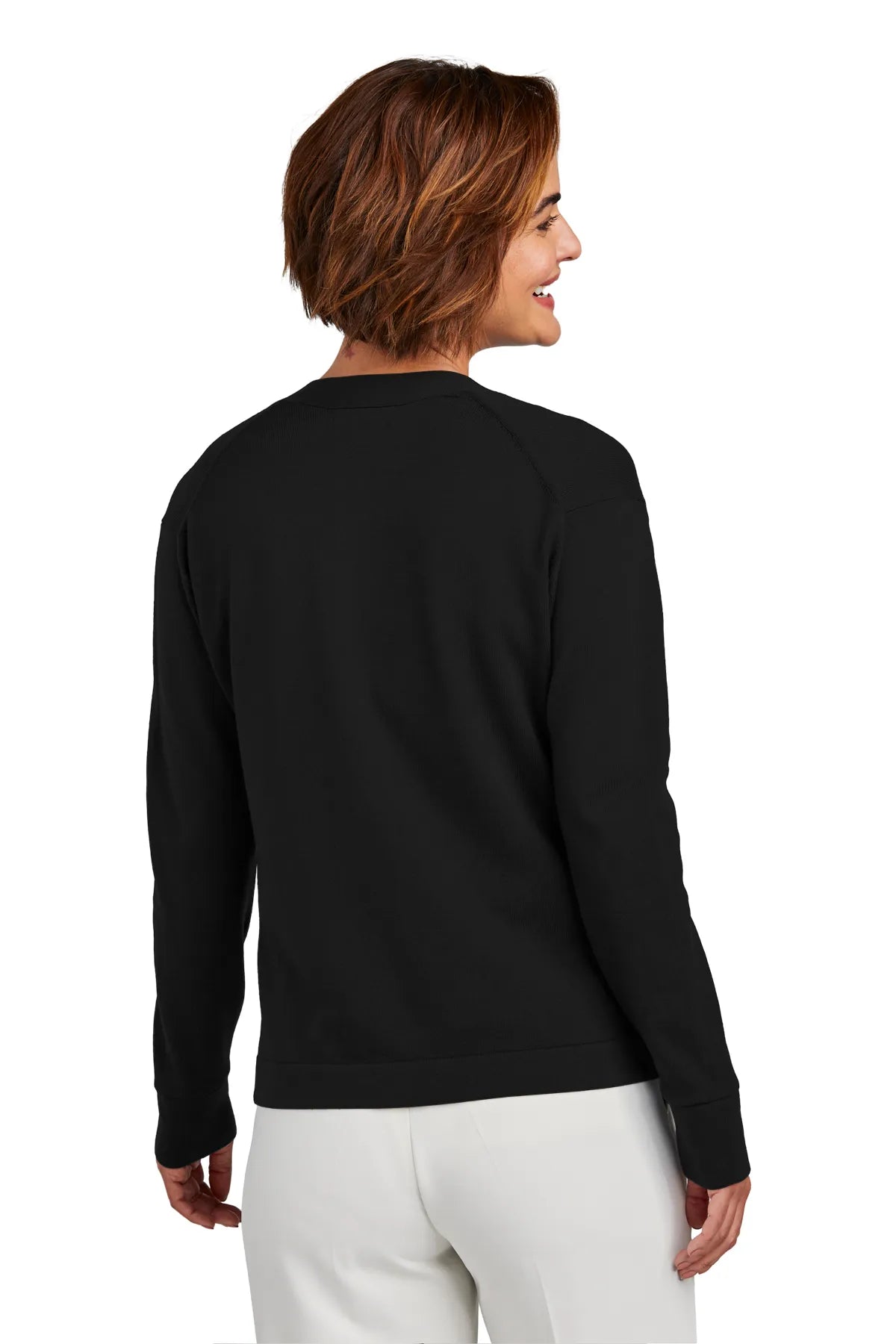 BrooksBrothers_Women_sCottonStretchCardiganSweaterBB18405-deepblack_1