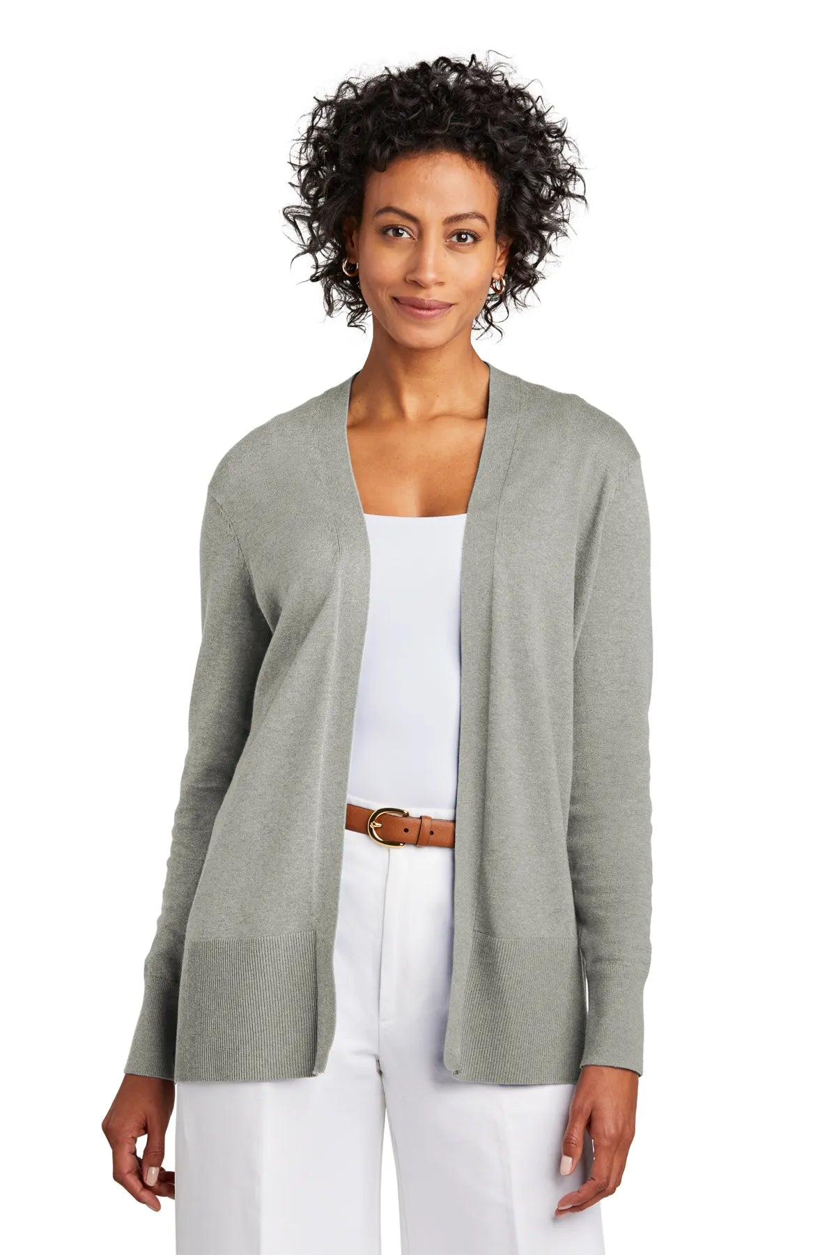 BrooksBrothers_Women_sCottonStretchLongCardiganSweaterBB18403-lightshadowgreyheather_2