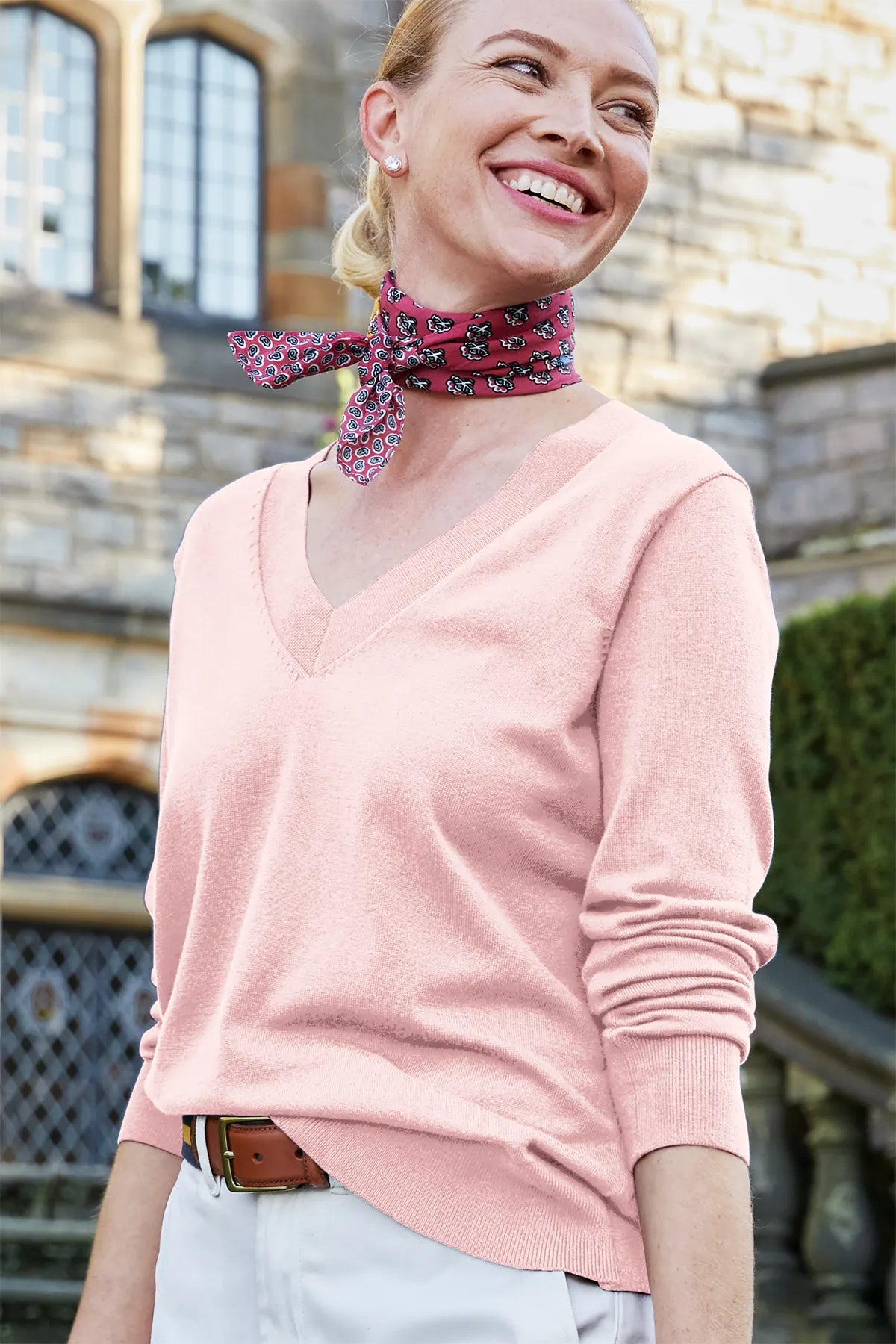 BrooksBrothers_Women_sCottonStretchV-NeckSweaterBB18401-pearlpink