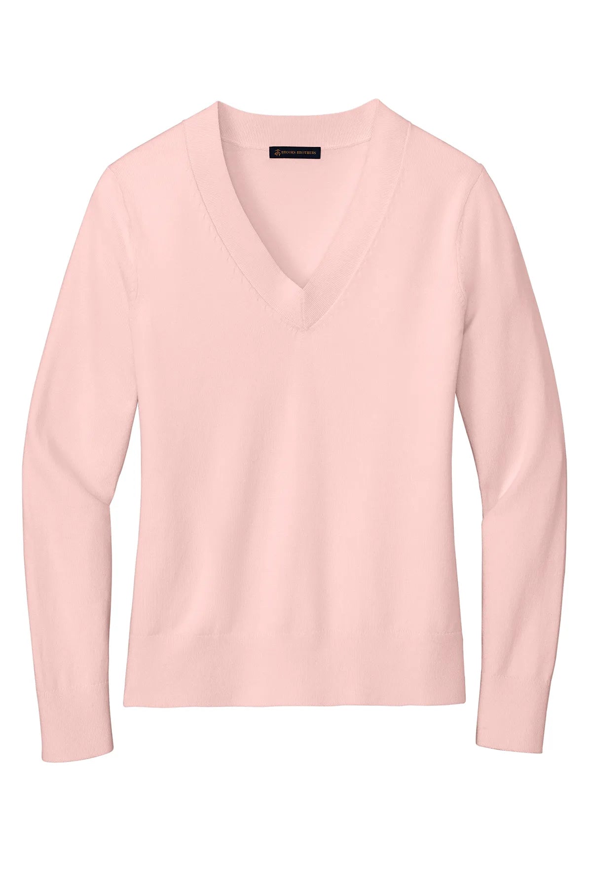 BrooksBrothers_Women_sCottonStretchV-NeckSweaterBB18401-pearlpink_3