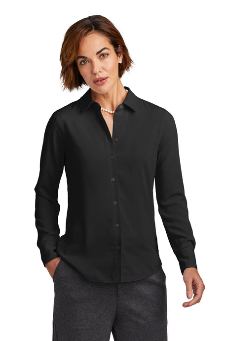 BrooksBrothers_Women_sFull-ButtonSatinBlouseBB18007-black_4