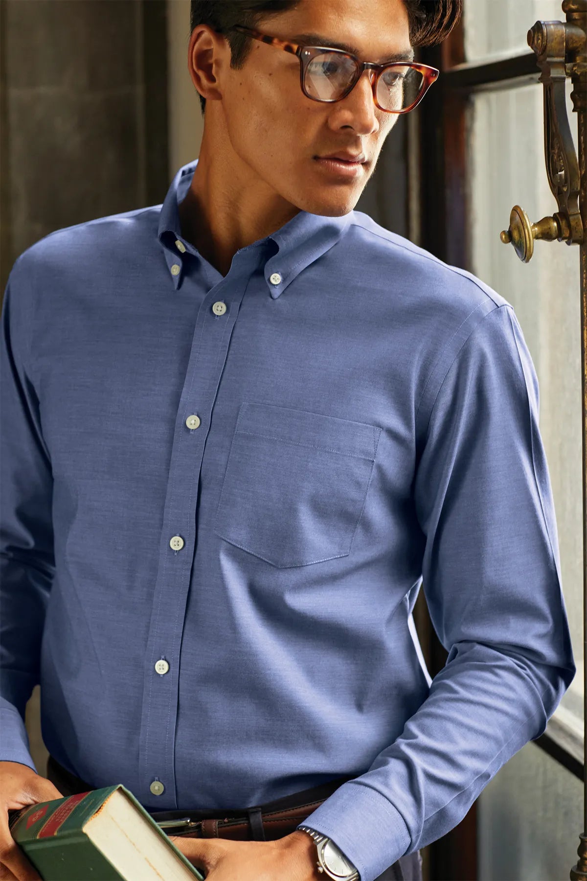 BrooksBrothers_Wrinkle-FreeStretchPinpointShirtBB18000-cobaltblue