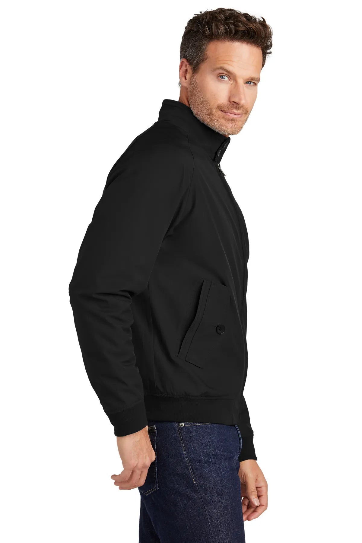 Brooks Brothers® Bomber Jacket BB18604 Deep Black_2