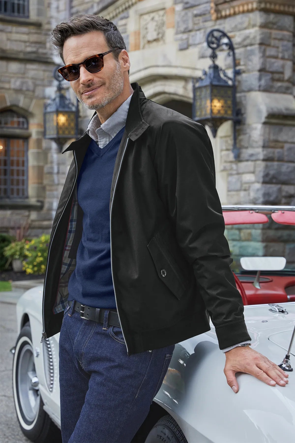 Brooks Brothers® Bomber Jacket BB18604 Deep Black_6