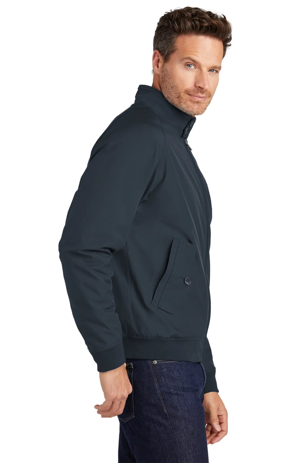 Brooks Brothers® Bomber Jacket BB18604 Night Navy_2