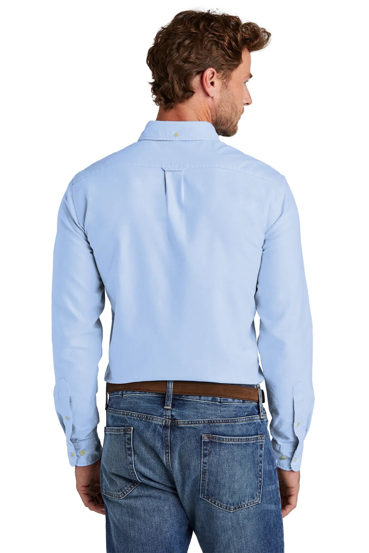 Brooks Brothers® Casual Oxford Cloth Shirt BB18004 newport blue_1
