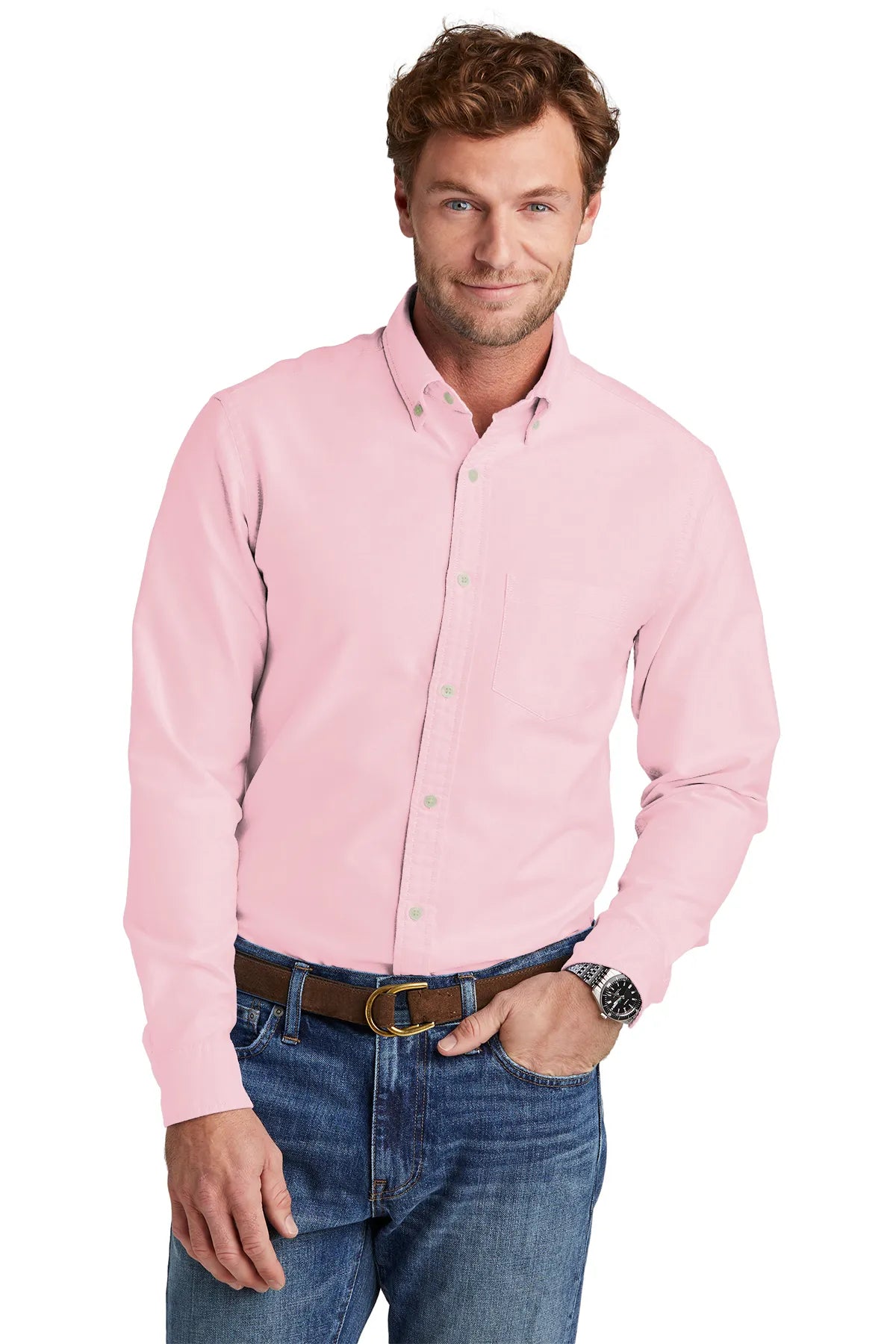 Brooks Brothers® Casual Oxford Cloth Shirt BB18004 soft pink