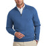 Brooks Brothers® Cotton Stretch 1/4-Zip Sweater BB18402 Charter Blue Heather