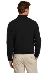 Brooks Brothers® Cotton Stretch 1/4-Zip Sweater BB18402 Deep Black_1