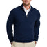 Brooks Brothers® Cotton Stretch 1/4-Zip Sweater BB18402 Navy Blazer
