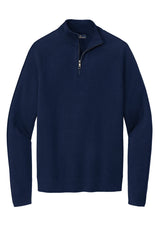 Brooks Brothers® Cotton Stretch 1/4-Zip Sweater BB18402 Navy Blazer_3