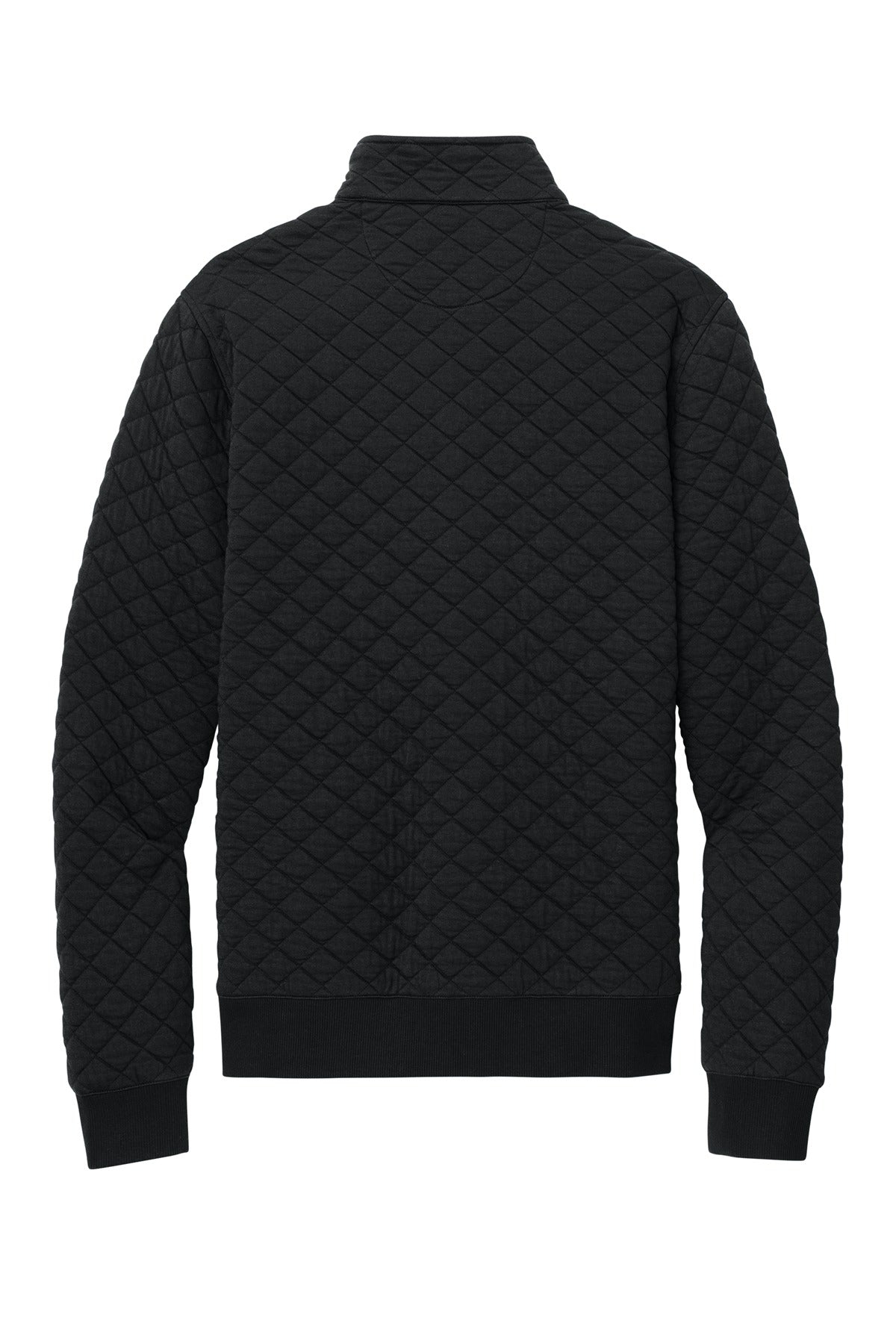 Brooks Brothers ®  Diamond Quilt 1/4-Zip BB18212 Deep Black_4