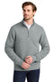 Brooks Brothers ®  Diamond Quilt 1/4-Zip BB18212 Light Shadow Grey Heather