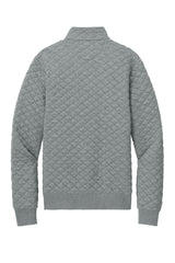 Brooks Brothers ®  Diamond Quilt 1/4-Zip BB18212 Light Shadow Grey Heather_4