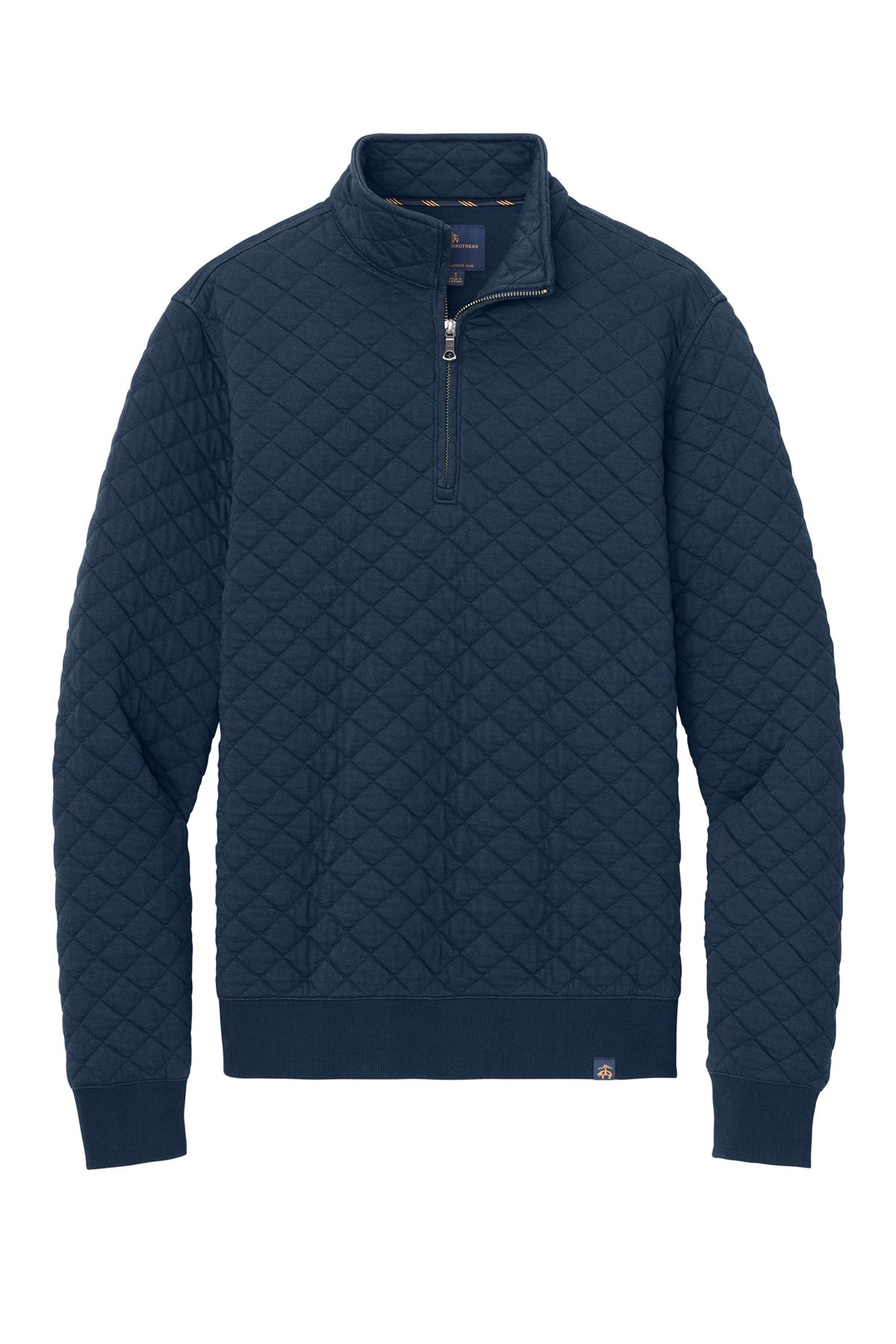 Brooks Brothers ®  Diamond Quilt 1/4-Zip BB18212 Navy Blazer_3