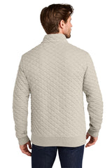 Brooks Brothers ®  Diamond Quilt 1/4-Zip BB18212 Oatmeal Heather_2