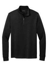 Brooks Brothers® Double-Knit 1/4-Zip BB18206 Deep Black_3